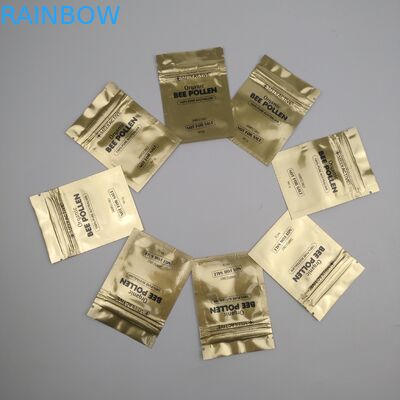 Gravure 100mic CMYK الحقائب البلاستيكية التعبئة والتغليف SGS VMPET شقة زيبر الحقيبة