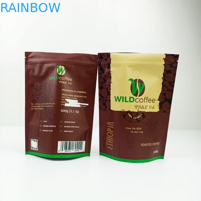 أكياس رقائق الألومنيوم MOPP 200mic SGS CMYK أكياس فلتر القهوة بالتنقيط vmpet