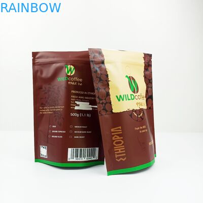 أكياس رقائق الألومنيوم MOPP 200mic SGS CMYK أكياس فلتر القهوة بالتنقيط vmpet