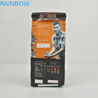 200mic CMYK حقيبة تغليف مسطحة القاع SGS 12C PE الجانب مجمعة زيبر حقيبة