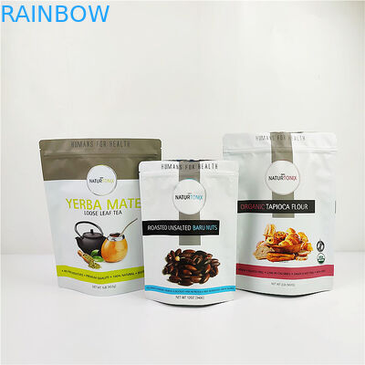 الغذاء الصف 120mic الألومنيوم احباط الحقيبة البلاستيكية SGS CMYK الطباعة الحفر