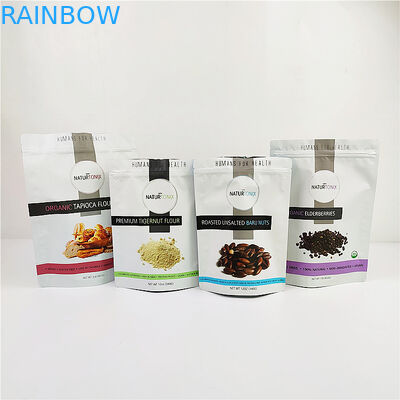 تم تقييم 200mic CMYK كيس رقائق الألومنيوم Ziplock حقيبة تغليف VMPET THC CBD