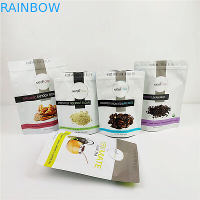 تم تقييم 200mic CMYK كيس رقائق الألومنيوم Ziplock حقيبة تغليف VMPET THC CBD