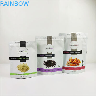 VMPET 90mic Mylar Food Packaging Bag Aluminium Foil Powder سمك 0.2mm