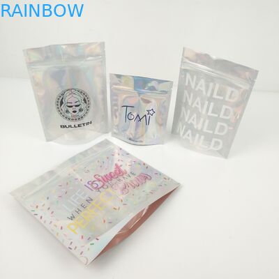 1.2c Mpet CMYK Ziplock أكياس التعبئة البلاستيكية VMPET Gravure لمستحضرات التجميل والمجوهرات