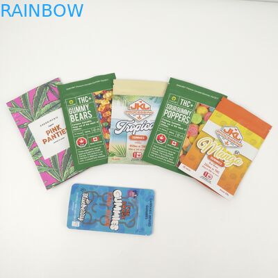 أكياس رقائق الألمنيوم غير اللامعة CMYK 200mic VMPET Gravure Doypack Zipper Pouch