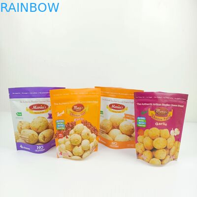 أغذية 50mic VMPET أكياس تغليف بسحاب قابل للإغلاق مسحوق توابل 12c Pe