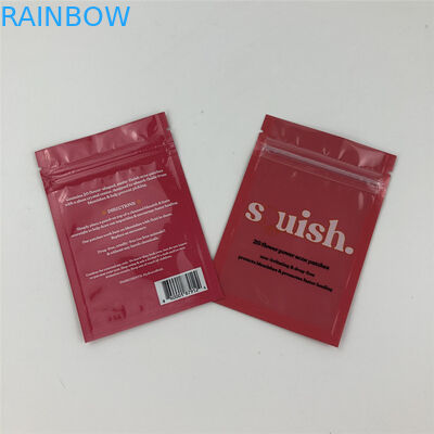 120mic MOPP Gravure Mylar Zipper Bag 0.7c Al مع نافذة أمامية واضحة