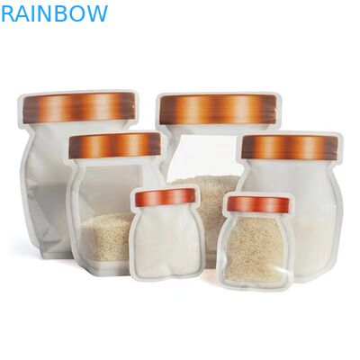 أكياس جرة ميسون لبذور اتفاقية التنوع البيولوجي ، صمغ زهور ، THC Indica Leaf ، أكياس تعبئة غير منتظمة مع سحاب