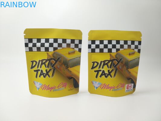 أكياس مايلر زيبلوك مقاس 4 × 6 بوصات مبطنة بأعشاب THC CBD السويسرية