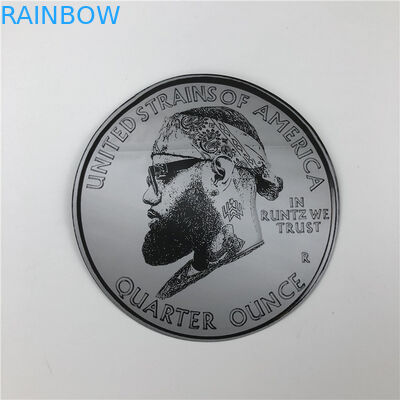 أكياس بلاستيكية ناعمة الملمس 3.5 جرام أكياس مايلر يموت قطع الحقائب غير النظامية مع زيبلوك شكل دائري 7 جرام أكياس ملفات تعريف الارتباط