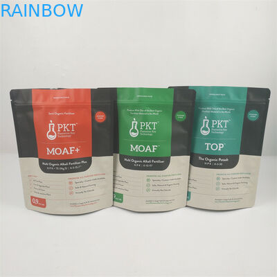 أكياس بلاستيك VMPET Doypack للتغليف مقاومة للرائحة Pantone CMYK 120 ميكرون