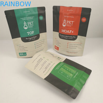 CMYK Pantone Resealable سستة الحقيبة قابلة لإعادة التدوير PVC CPE MOPP