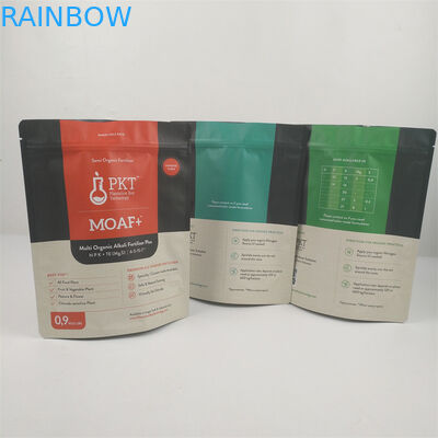 CMYK Pantone Resealable سستة الحقيبة قابلة لإعادة التدوير PVC CPE MOPP