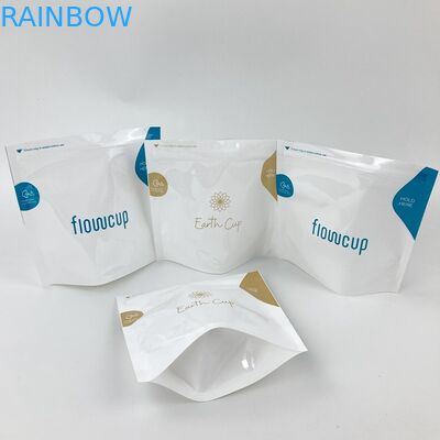 أكياس مايلر للوجبات الخفيفة معقم بالميكروويف 150 ميكرون لكوب الحيض