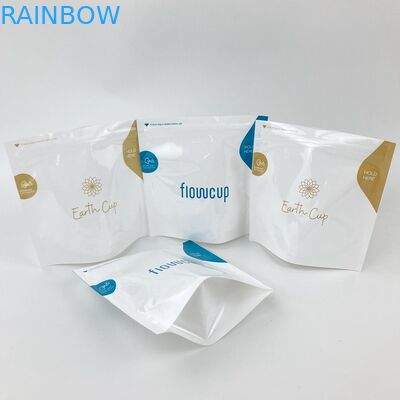 أكياس مايلر للوجبات الخفيفة معقم بالميكروويف 150 ميكرون لكوب الحيض