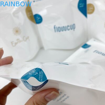 أكياس مايلر للوجبات الخفيفة معقم بالميكروويف 150 ميكرون لكوب الحيض