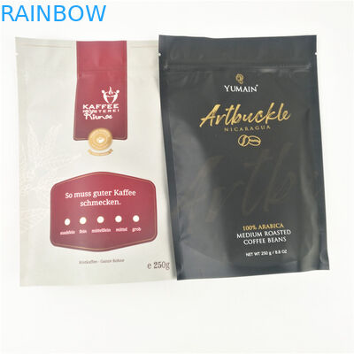 CMYK MOPP سحاب قابل للإغلاق الحقيبة ورق كرافت مقاوم للرطوبة OPP AL