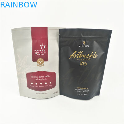 CMYK MOPP سحاب قابل للإغلاق الحقيبة ورق كرافت مقاوم للرطوبة OPP AL