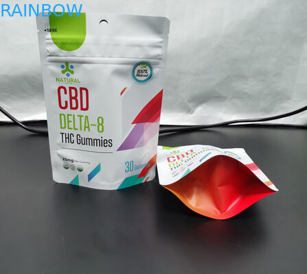 عبوة بخور أعشاب مقاومة لرائحة الأطفال عبوة PET CBD Weed VMPET حقيبة أعشاب عشبية