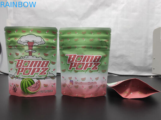 عبوة بخور أعشاب مقاومة لرائحة الأطفال عبوة PET CBD Weed VMPET حقيبة أعشاب عشبية