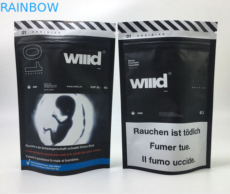 حقيبة الغذاء Runtz Mylar Ziplock التعبئة والتغليف الصالحة للأكل Uv Spot MOPP CMYK Gravure