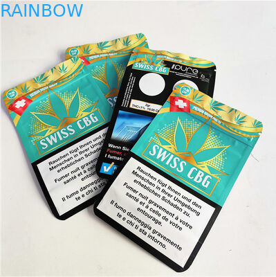 حقيبة الغذاء Runtz Mylar Ziplock التعبئة والتغليف الصالحة للأكل Uv Spot MOPP CMYK Gravure