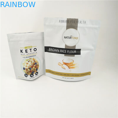 CMYK CPP حقيبة مايلر قابلة للإغلاق متجمد الوقوف Doypack زيبر 120mic MOPP