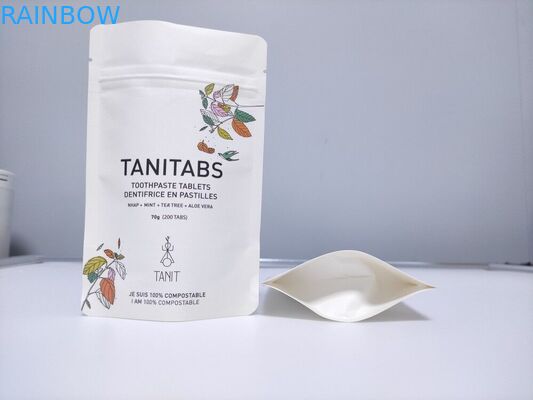 MOPP CMYK أكياس Ziplock قابلة للإغلاق 200mic VMPET Plastic PVC CPE