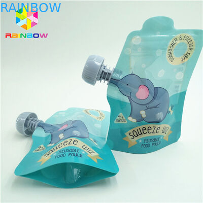 حقيبة الوقوف البلاستيكية 1.2C VMPET 200mic MOPP CMYK Doypack مع سحاب