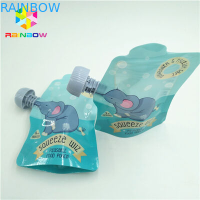 حقيبة الوقوف البلاستيكية 1.2C VMPET 200mic MOPP CMYK Doypack مع سحاب