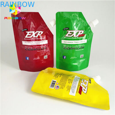 110mic الحقائب البلاستيكية مسطحة القاع 1.5C Gravnre طباعة الحقيبة البلاستيكية الترقق