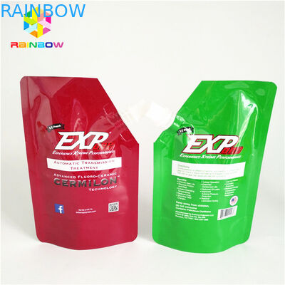 110mic الحقائب البلاستيكية مسطحة القاع 1.5C Gravnre طباعة الحقيبة البلاستيكية الترقق