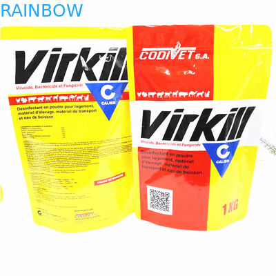 أكياس بلاستيكية مقاومة للرائحة CMYK MOPP تقف الفشار 110mic