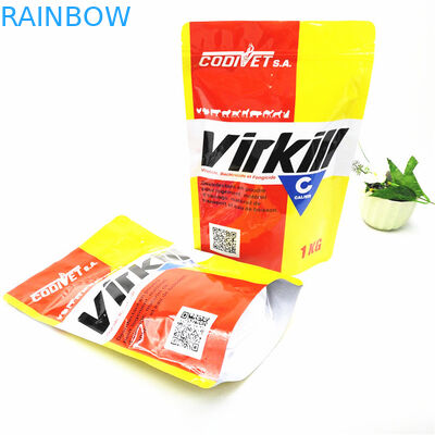 أكياس بلاستيكية مقاومة للرائحة CMYK MOPP تقف الفشار 110mic