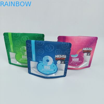 10C Gravure Stand Up Zipper Bag Die Cut 3.5g 7g Weed Hemp MOPP 120mic