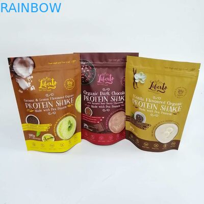 مغلفة رقائق الألومنيوم VMPET الوقوف حقيبة بلاستيكية مايلر زيبر حقيبة مقاومة الرطوبة