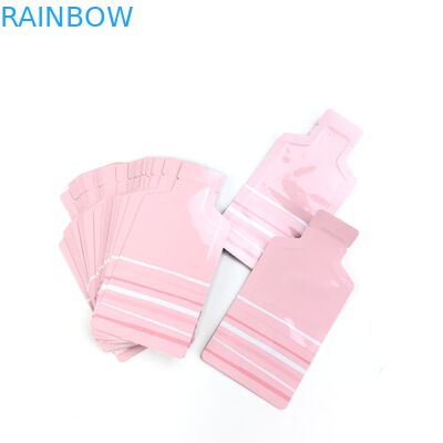 مغلفة 3.5g 7g أكياس Ziplock المضادة للأطفال غير النظامية على شكل حقيبة تغليف مستحضرات التجميل