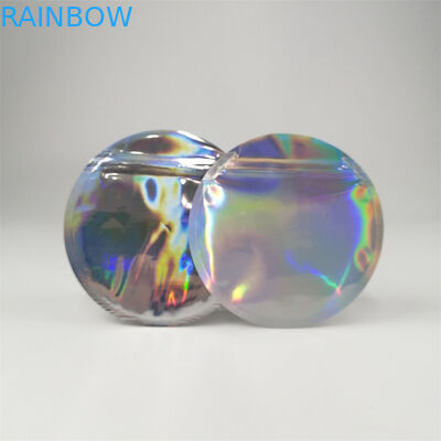 طباعة مخصصة للأكل الحقائب البلاستيكية على شكل دائري التعبئة والتغليف 3.5g 7g