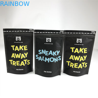 أكياس بلاستيكية مطبوعة CMYK تغليف كرافت ورقة حقيبة طعام الكلب