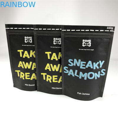 أكياس بلاستيكية مطبوعة CMYK تغليف كرافت ورقة حقيبة طعام الكلب