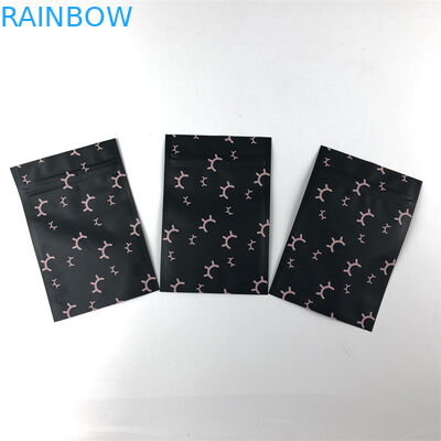 أغلاق مايلر الألومنيوم احباط الرمز البريدي قفل كيس من البلاستيك ثلاثة ختم الجانب