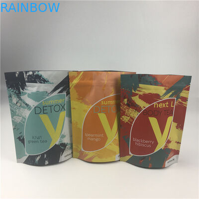 رقائق الألومنيوم دوق-باي رائحة أكياس تغليف أغذية الشاي مع زيبر