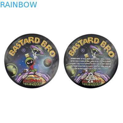 مختلطة دائرة الطعام يموت قطع على شكل كيس التغليف مايلر احباط رائحة إثبات 3.5g