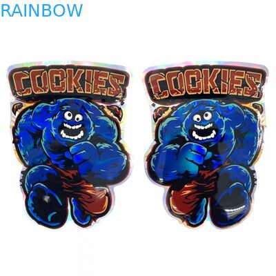 مخصص مطبوعة الرمز البريدي قفل أكياس مايلر الحرارة ختم العلكة وجبة خفيفة سستة أكياس رقائق الألومنيوم