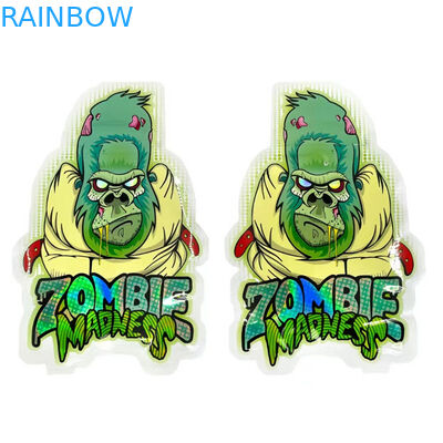 أكياس بلاستيكية مضادة للرائحة من مايلر ، أكياس بلاستيكية ، بذور زهرة ، ثلاثية الأبعاد ، على شكل دائري ، 3.5 جرام