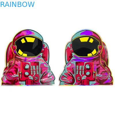 كيس حلوى غير منتظم قابل للإغلاق على شكل دائري ، حقيبة مايلر ذات شكل مخصص 3.5G 7G