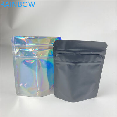 الحقائب البلاستيكية الهولوغرام التغليف الوقوف زيبر حقيبة الأطفال