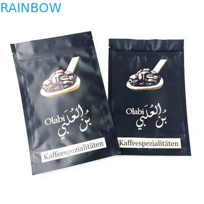 الطباعة الرقمية المخصصة مايلر 8 أوقية حبوب البن التعبئة والتغليف زيبر الحقيبة