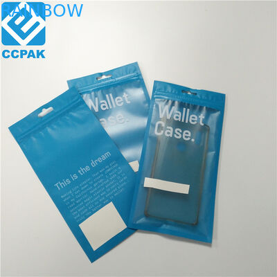 كابل بيانات الشاحن بلوري مسطح انظر من خلال حقيبة ملحقات الهاتف المحمول مع Hanghole